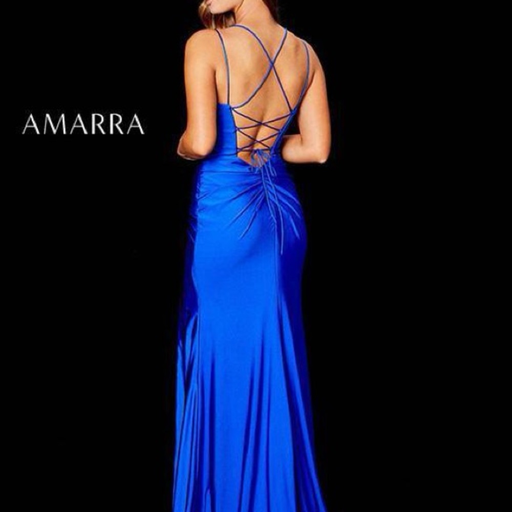 Amarra 20070 Cobalt Prom Gown